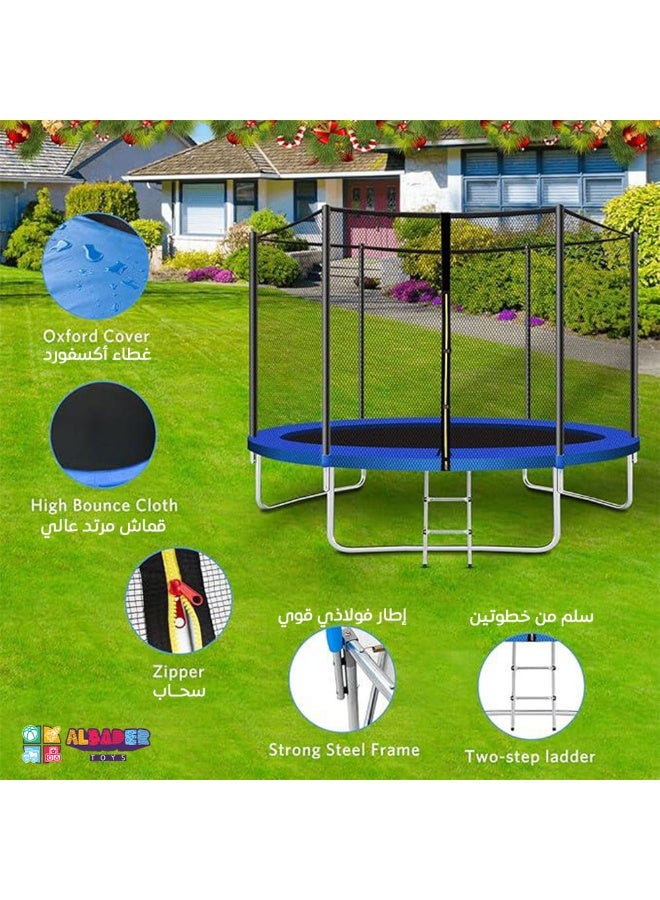 AL BADER Kids Outdoor Trampolines Jump Bed With Safety Enclosure Gym Exercise Fitness Equipment 6FT - Image 2